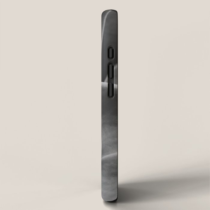 Symmetry - succulent black and white botanical iPhone Case Gallery Image 2