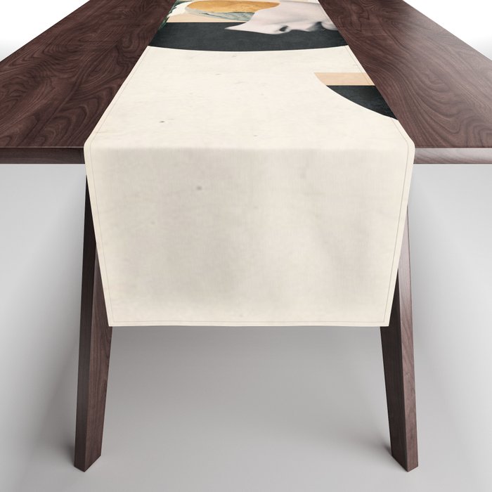 collage art / bird Table Runner Gallery Image 1