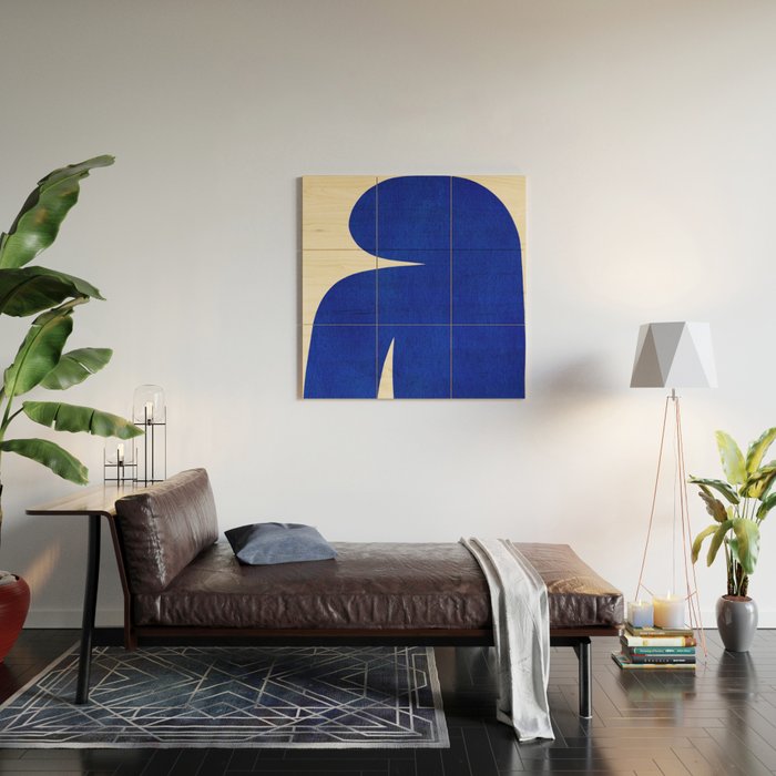 Abstract shapes 02 Wood Wall Art Gallery Image 2