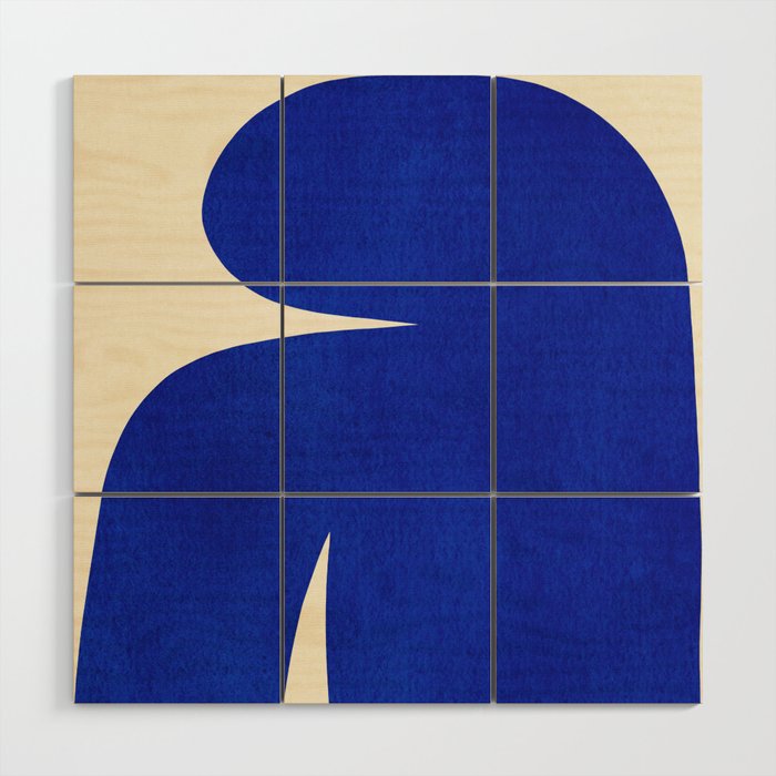 Abstract shapes 02 Wood Wall Art Gallery Image 1