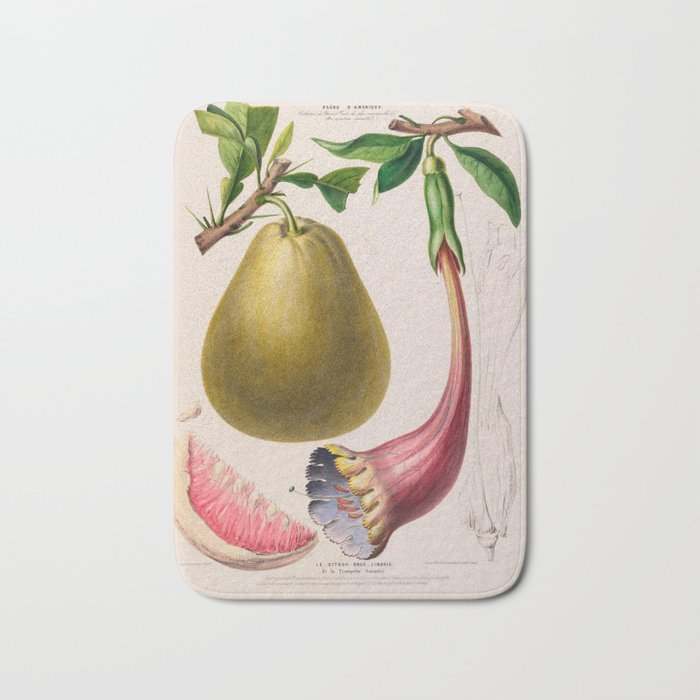 Citrus from "Flore dâAmÃ©rique" by Ãtienne Denisse, 1840s Bath Mat Gallery Image 1