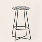 Snow Capped Row Houses Stool Gallery Image 1