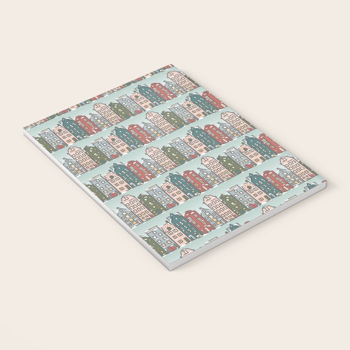 Snow Capped Row Houses Notebook Gallery Image 3