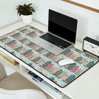Snow Capped Row Houses Desk Mat Gallery Image 2