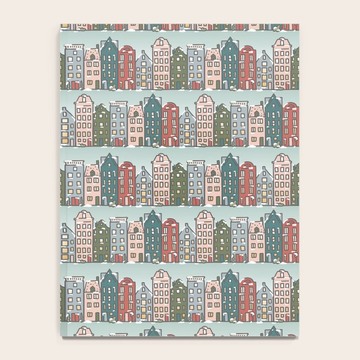 Snow Capped Row Houses Notebook Gallery Image 4