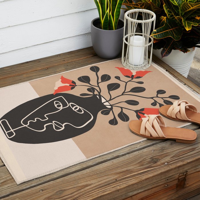 Whispers in Bloom 3 Outdoor Rug Gallery Image 2