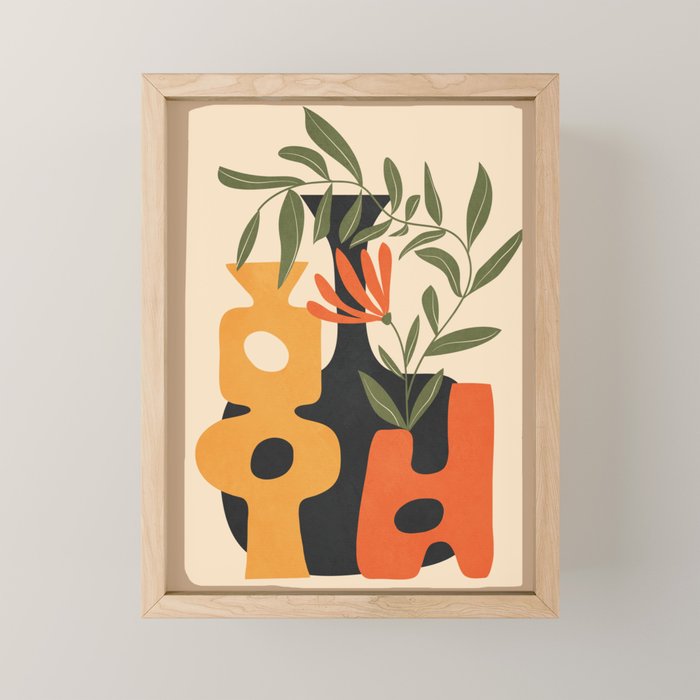 Shapes in Bloom 3 Mini Art Print Gallery Image 1