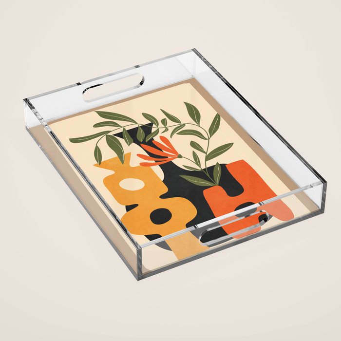 Shapes in Bloom 3 Acrylic Tray Gallery Image 1