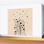Love or Die Tryinâ - Rhinestone Cowgirl Black & Cream Wall Mural Gallery Image 2