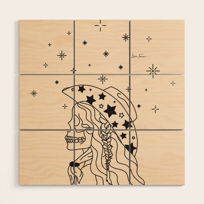 Love or Die Tryinâ - Rhinestone Cowgirl Black & Cream Wood Wall Art Gallery Image 1