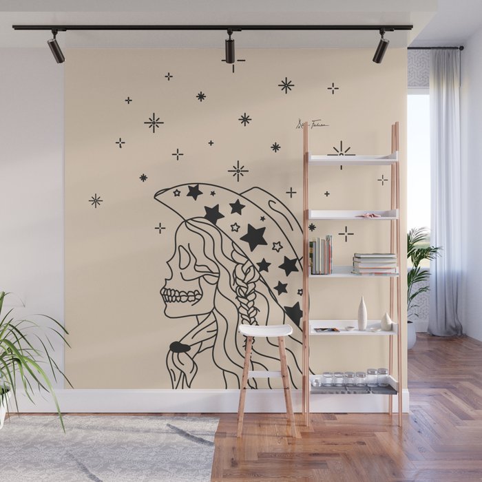 Love or Die Tryinâ - Rhinestone Cowgirl Black & Cream Wall Mural Gallery Image 1