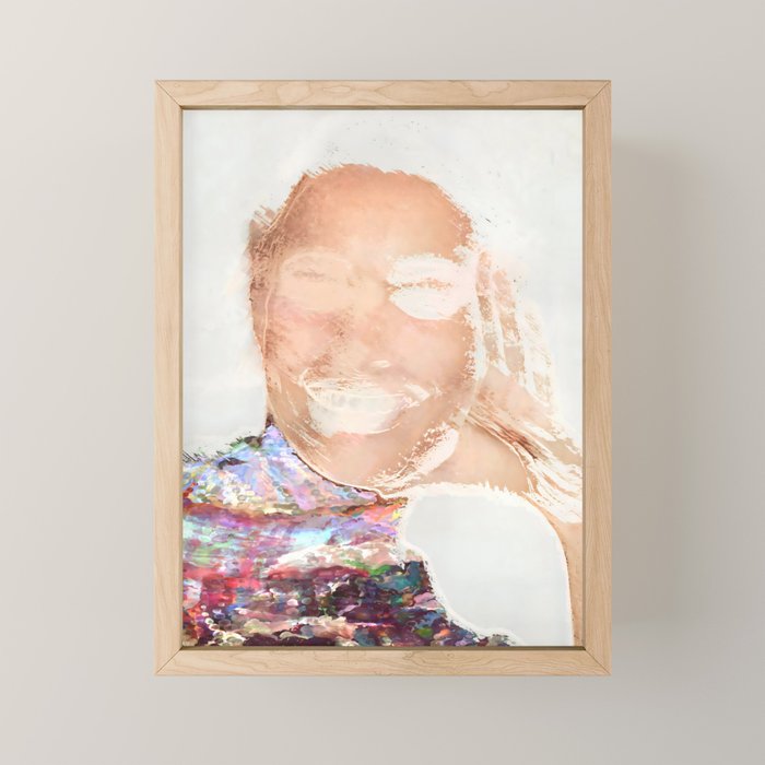 Happiness is Contagious Mini Art Print Gallery Image 1