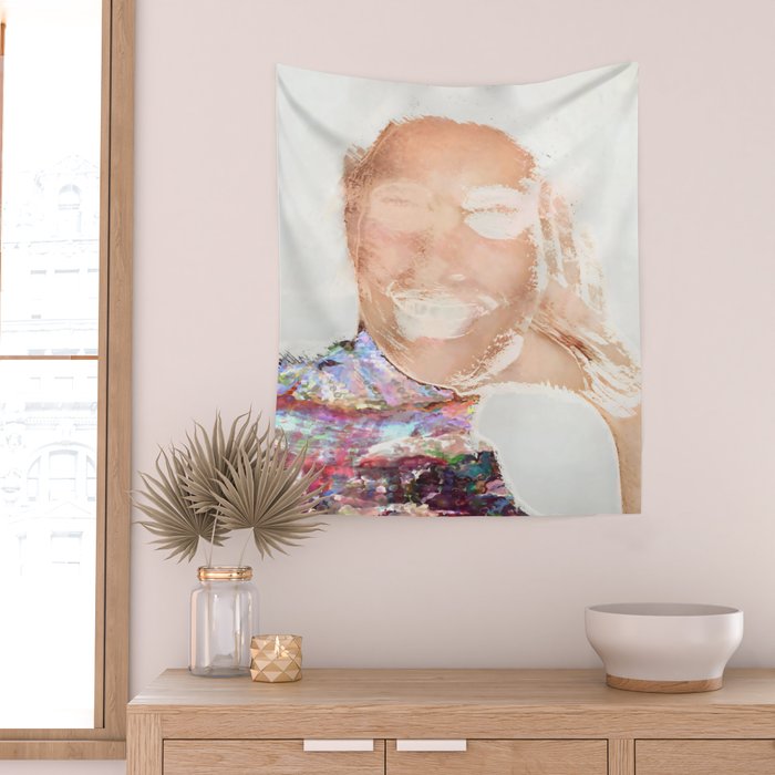Happiness is Contagious Wall Tapestry Gallery Image 2