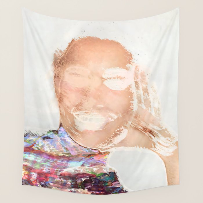 Happiness is Contagious Wall Tapestry Gallery Image 1