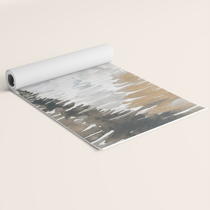 Watercolor Pine Trees 3 Yoga Mat Gallery Image 2