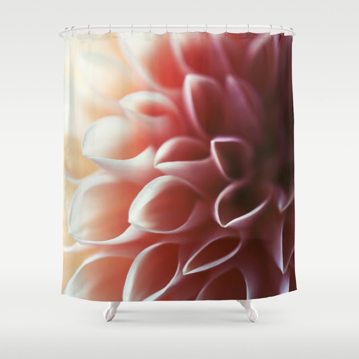 Pink Dahlia #1 Shower Curtain Gallery Image 1