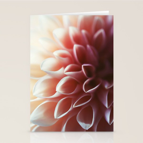 Pink Dahlia #1 Stationery Card Gallery Image 1