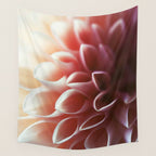 Pink Dahlia #1 Wall Tapestry Gallery Image 4