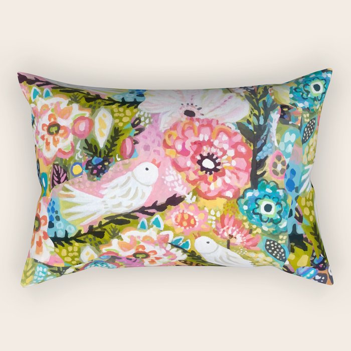BOHEMIAN BIRDS Rectangular Pillow Gallery Image 2