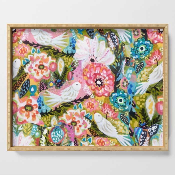 BOHEMIAN BIRDS Serving Tray Gallery Image 1
