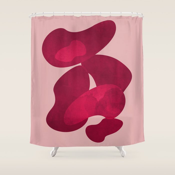 Minimal Abstract Composition 27 Shower Curtain Gallery Image 1