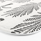 Palm Tree - Black Bath Mat Gallery Image 3