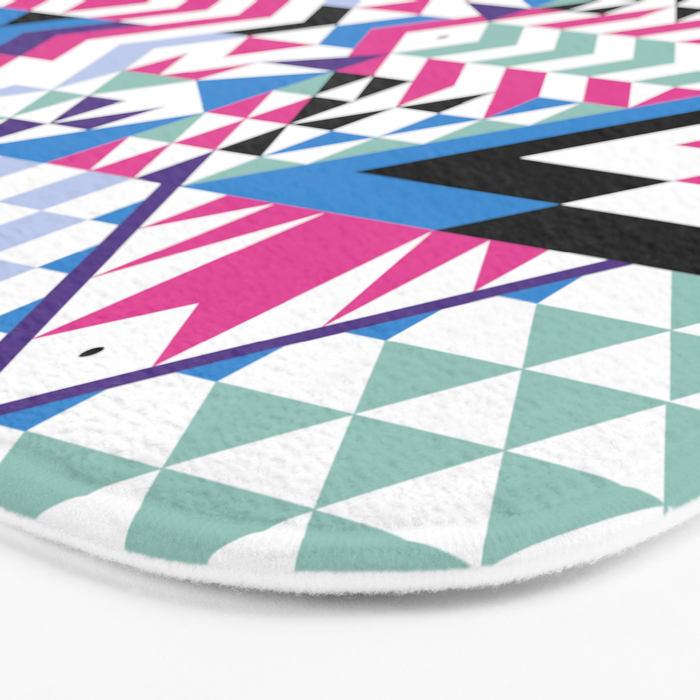 MB2 Tribal geometric Bath Mat Gallery Image 3
