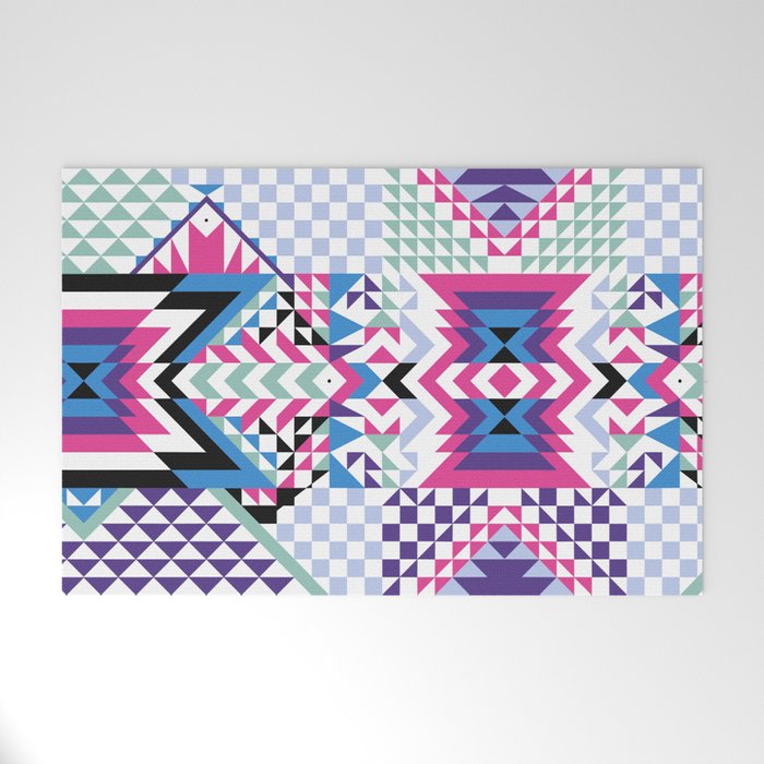 MB2 Tribal geometric Welcome Mat Gallery Image 1