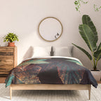 Copper And Teal Leaves Comforter Gallery Image 3