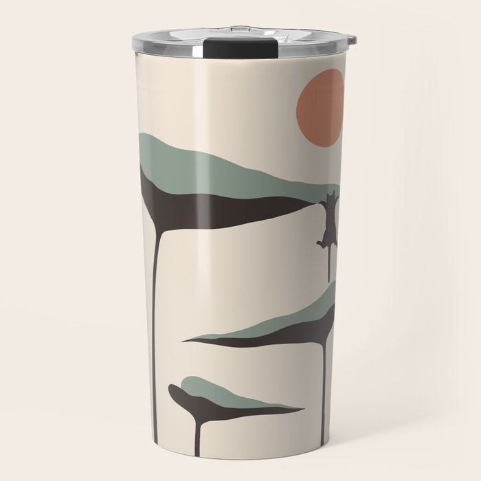 Cat and Plant 30 Travel Mug Gallery Image 1