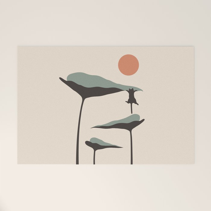 Cat and Plant 30 Welcome Mat Gallery Image 1