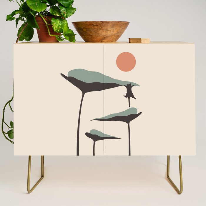 Cat and Plant 30 Credenza Gallery Image 1