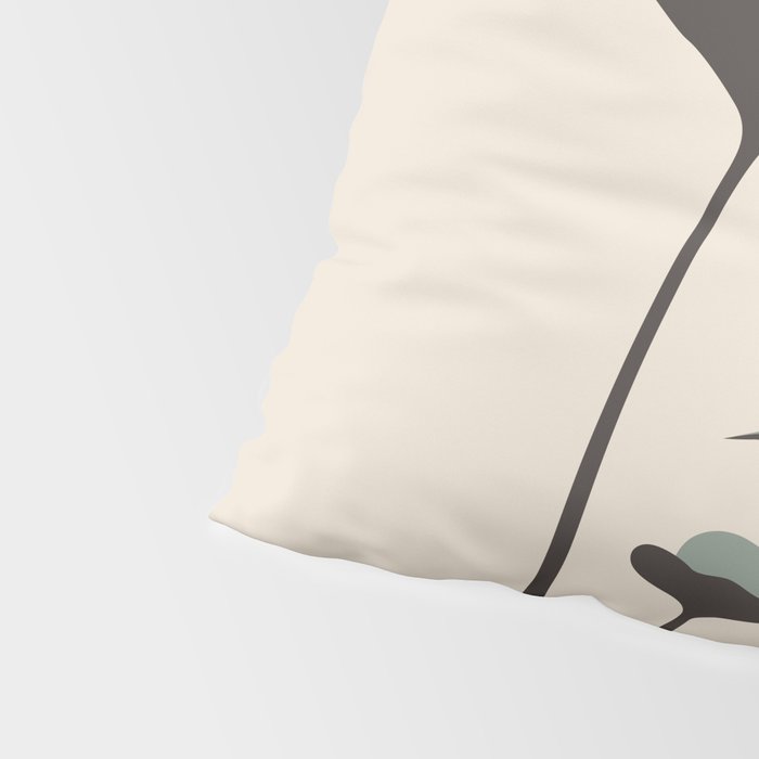 Cat and Plant 30 Pillow Sham Gallery Image 4