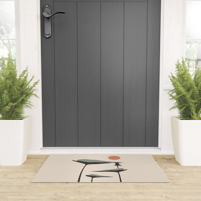 Cat and Plant 30 Welcome Mat Gallery Image 3