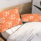Tropical summer flower pattern art Pillow Sham Gallery Image 2