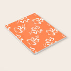 Tropical summer flower pattern art Notebook Gallery Image 3