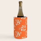 Tropical summer flower pattern art Wine Chiller Gallery Image 1