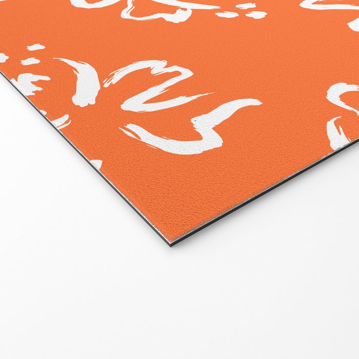 Tropical summer flower pattern art Welcome Mat Gallery Image 2
