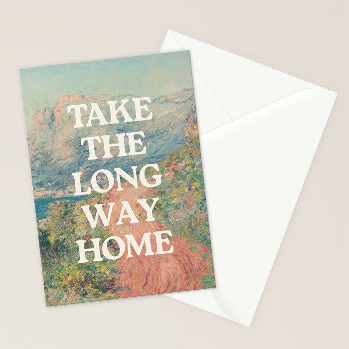 Take The Long Way Home Stationery Card Gallery Image 2