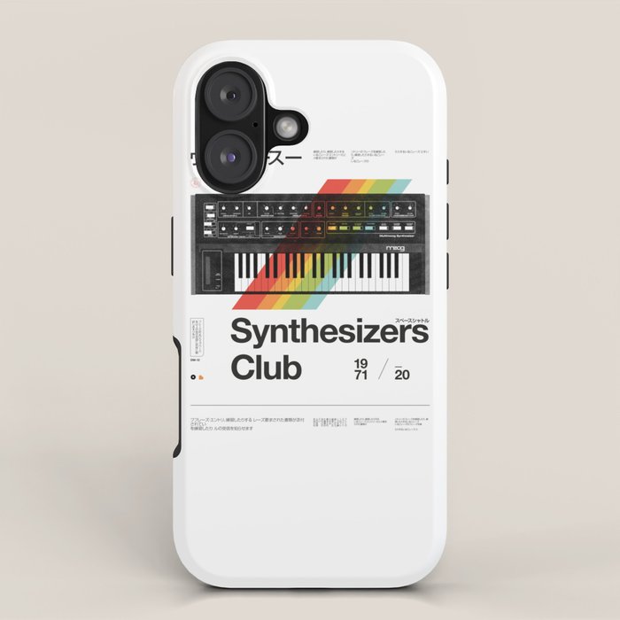 Synthesizers Club iPhone Case Gallery Image 1