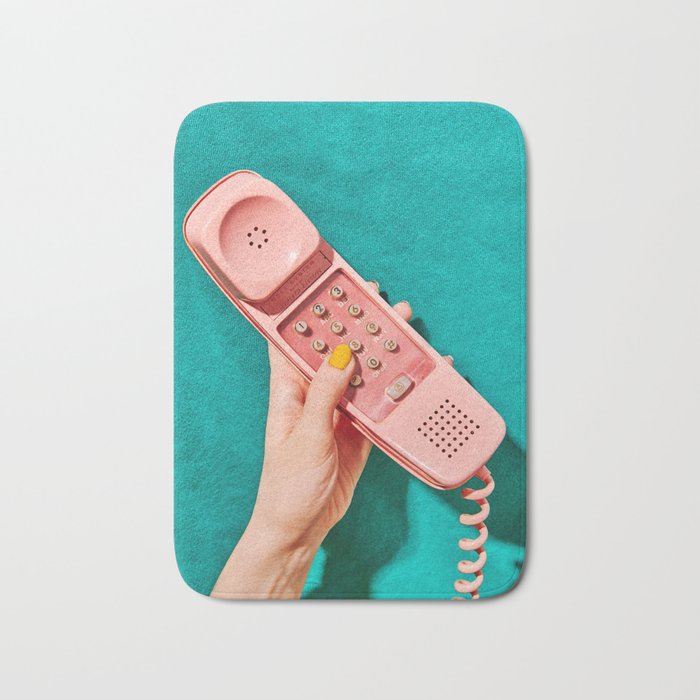 TELEPHONE Bath Mat