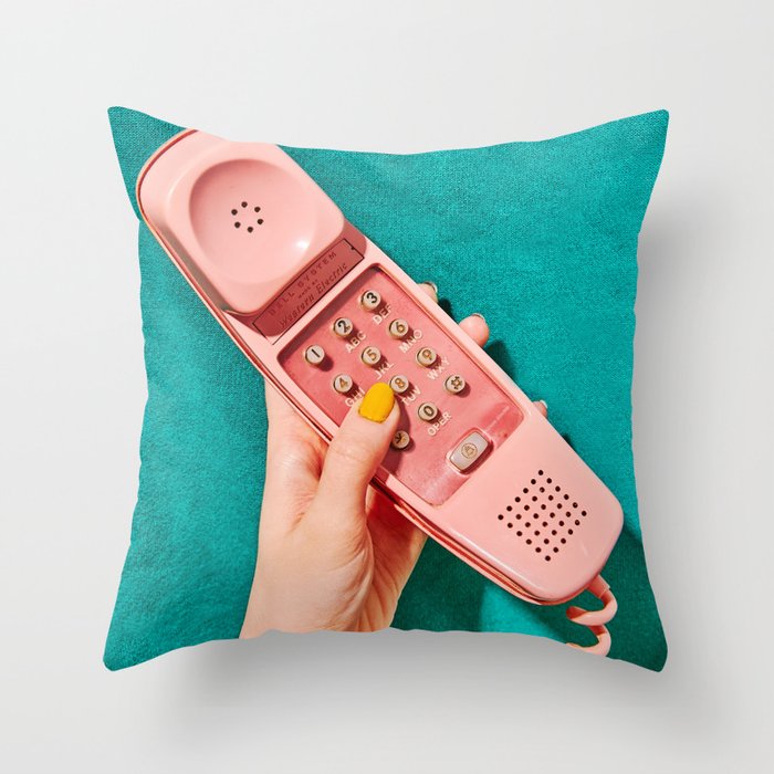 TELEPHONE Throw Pillow Gallery Image 6