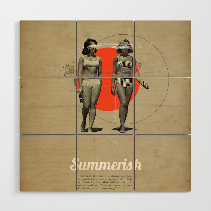 Summerish Wood Wall Art Gallery Image 1
