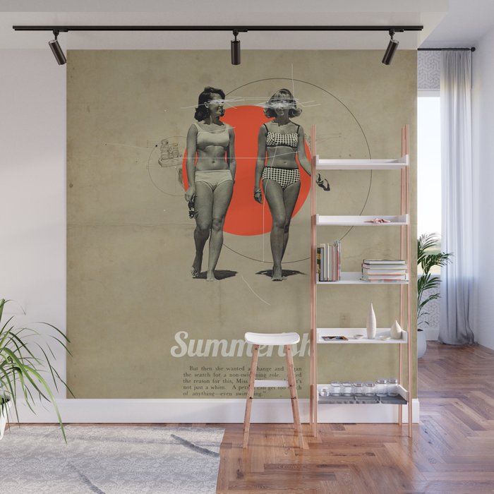 Summerish Wall Mural Gallery Image 1