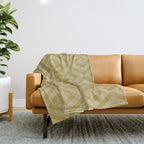 Hand-drawn Rhombus Pattern #1 Throw Blanket Gallery Image 1
