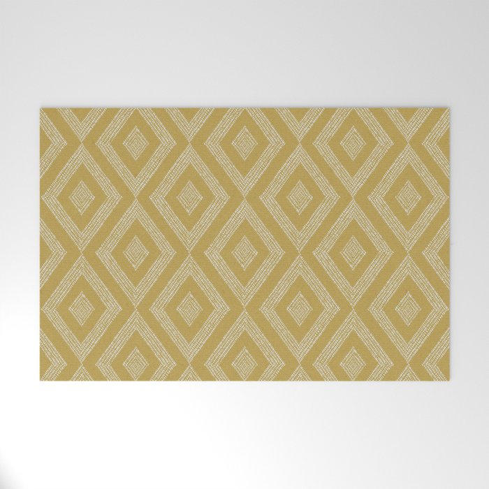 Hand-drawn Rhombus Pattern #1 Welcome Mat Gallery Image 1