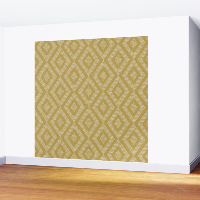 Hand-drawn Rhombus Pattern #1 Wall Mural Gallery Image 2