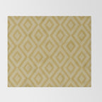 Hand-drawn Rhombus Pattern #1 Throw Blanket Gallery Image 2