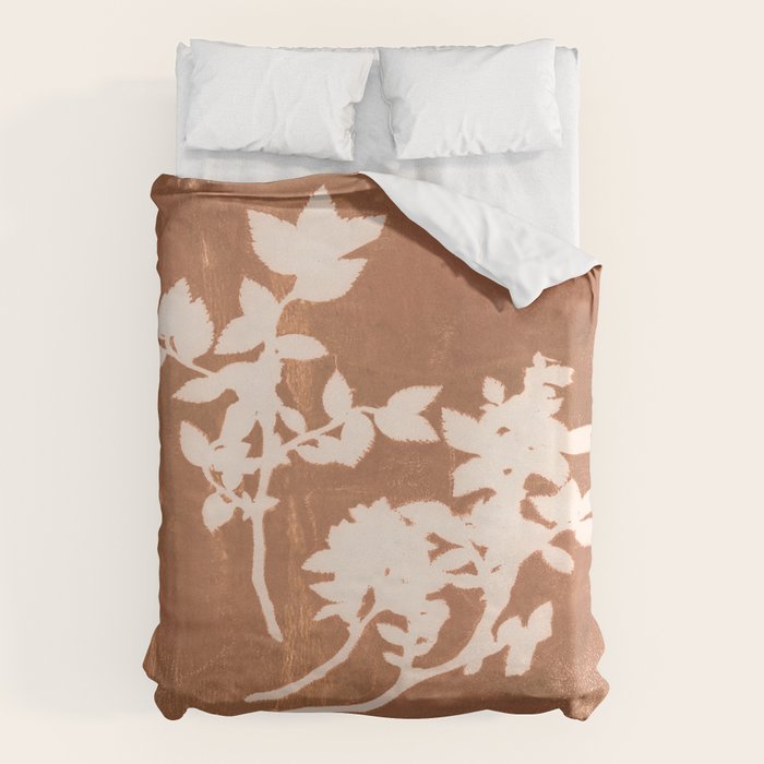 botanical reminiscences 1 cinnamon Duvet Cover Gallery Image 6