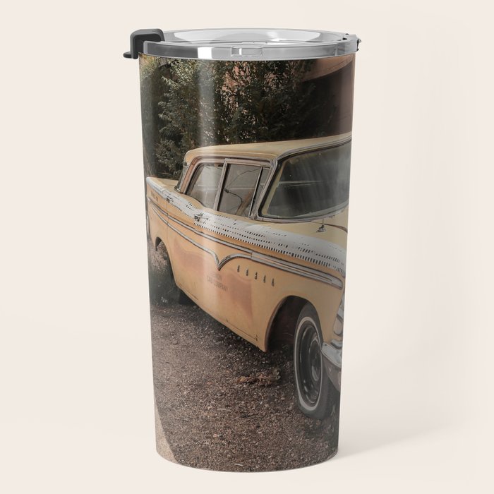 Vintage American Car Art Print | Famous Route 66 Scene Arizona Photo | USA Color Travel Photography Travel Mug Gallery Image 3
